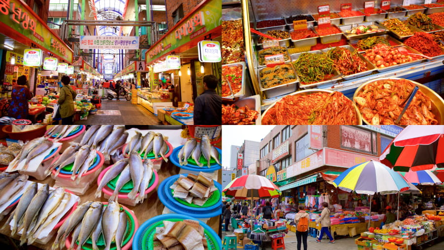 Chợ Gukje - Khu chợ truyền thống sầm uất với đủ loại mặt hàng