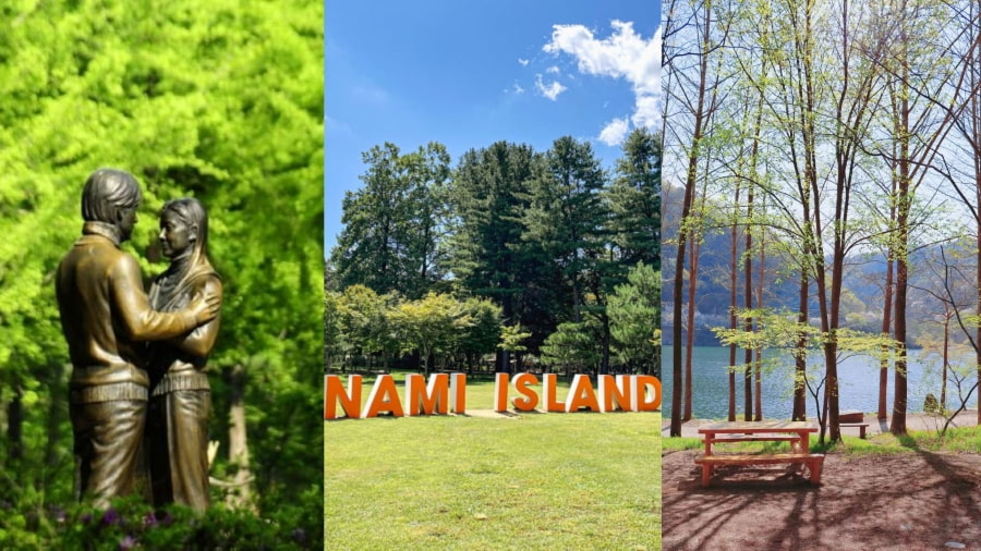 Đảo Nami mùa hè mang một vẻ đẹp xanh mướt và trong lành, khiến nhiều du khách thích thú