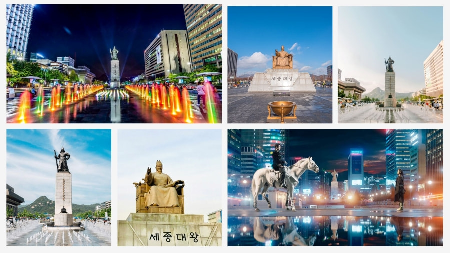 Quảng trường Gwanghwamun thường được xuất hiện trên màn ảnh như một biểu tượng của Seoul hiện đại và giàu truyền thống