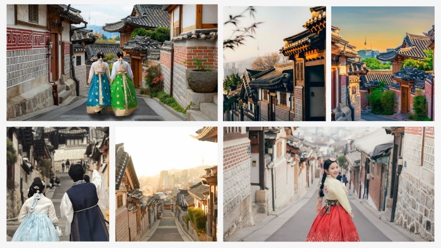 Làng Bukchon Hanok là một bảo tàng sống động lưu giữ vẻ đẹp truyền thống của Hàn Quốc mà còn là một "phim trường" quyến rũ