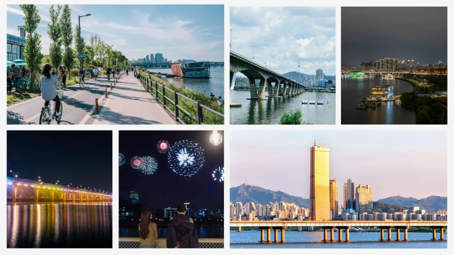 Dòng sông Hàn thơ mộng, chảy dọc theo trái tim Seoul là một "sân khấu" lãng mạn và đầy màu sắc trên màn ảnh Hàn Quốc