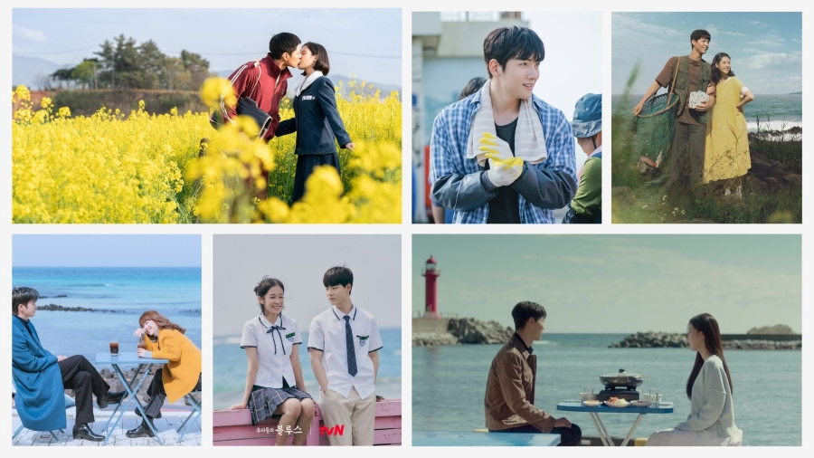 Với vẻ đẹp hoang sơ, lãng mạn và khí hậu ôn hòa, Jeju mang đến một màu sắc tươi tắn và những khung cảnh tự nhiên tuyệt đẹp