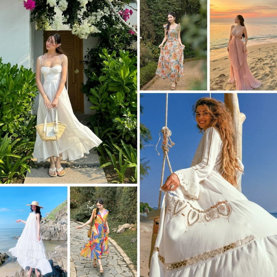 Style Hàn xẻng nhẹ nhàng mang vẻ ngoài thanh lịch và nữ tính cũng được nhiều bạn yêu thích và lựa chọn khi đi du lịch Hàn Quốc mùa hè