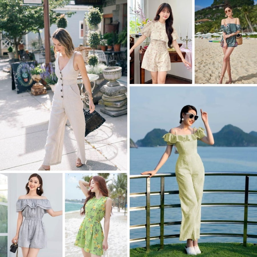 Jumpsuit là gợi ý thú vị cho hành trình khám phá du lịch Hàn Quốc mùa hè