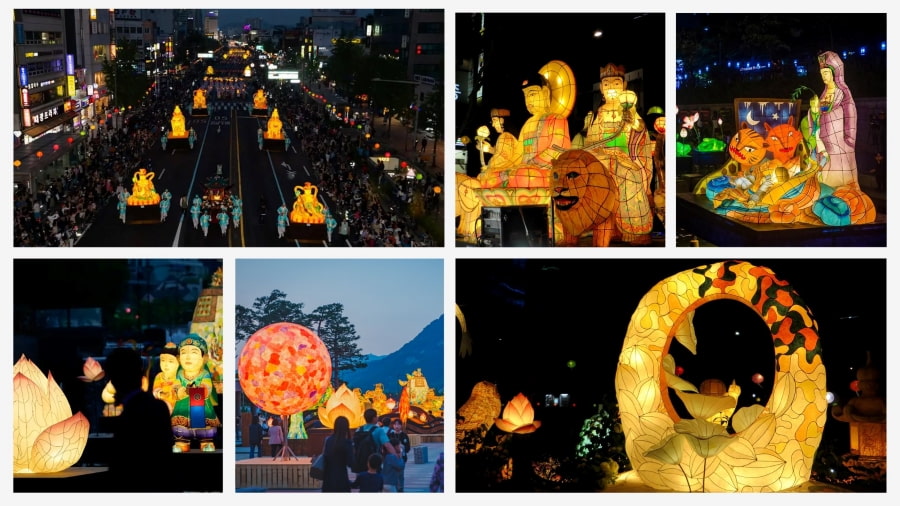 Lễ hội đèn lồng hoa sen là một trong những sự kiện văn hóa Phật giáo rực rỡ và lâu đời nhất tại Hàn Quốc