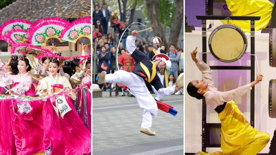 Lễ hội Văn hóa Dân gian Yongin là một sự kiện thường niên đầy màu sắc, thường diễn ra vào tháng 5 tại Làng Văn hóa Dân gian Hàn Quốc