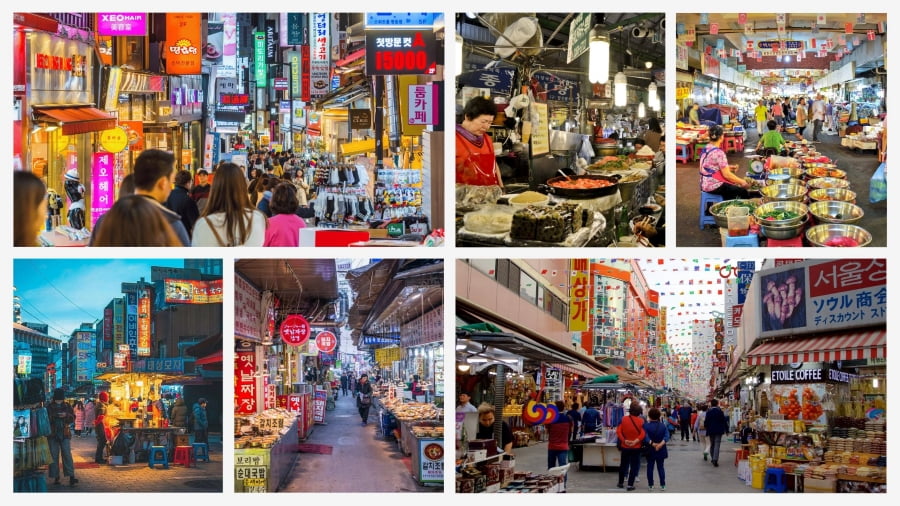 Khám phá những khu chợ truyền thống sôi động ở Hàn Quốc là một hành trình khám phá văn hóa vô cùng thú vị