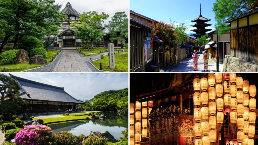 Kyoto vào hè khoác lên mình một vẻ đẹp trầm mặc và đậm đà bản sắc văn hóa cổ truyền