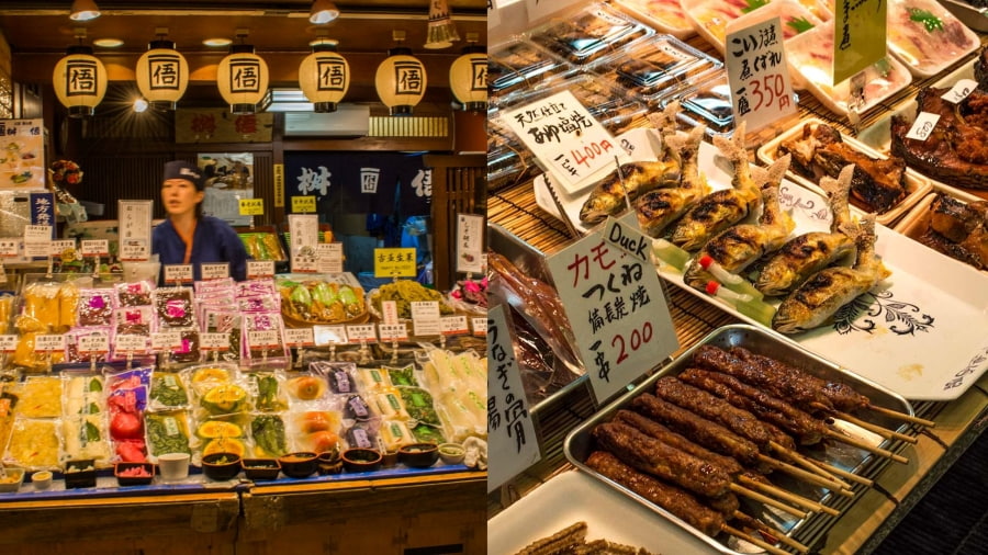 Bước chân vào chợ, bạn sẽ choáng ngợp trước hàng trăm gian hàng bày bán đủ loại thực phẩm tươi ngon và đặc sản địa phương