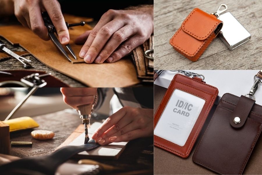 Đồ da thủ công là sản phẩm mang đậm dấu ấn của đời sống du mục