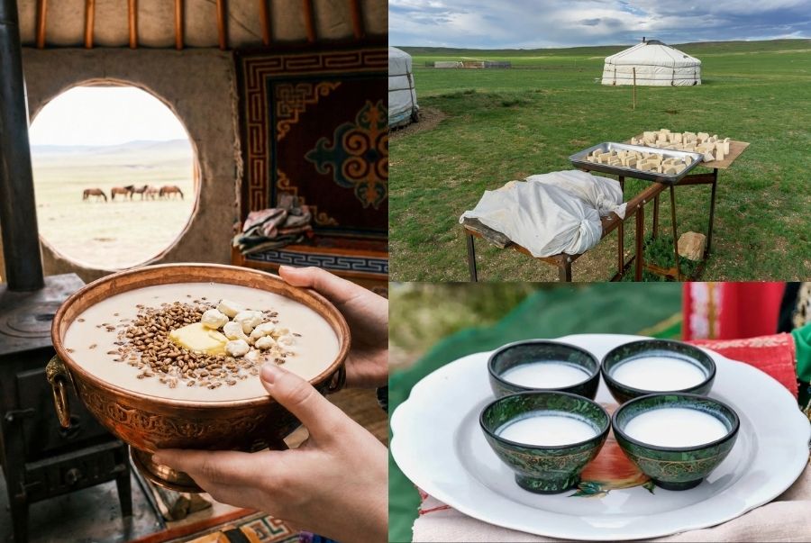 Đối với người dân Mông Cổ, sữa chính là nguồn dinh dưỡng quan trọng hàng đầu