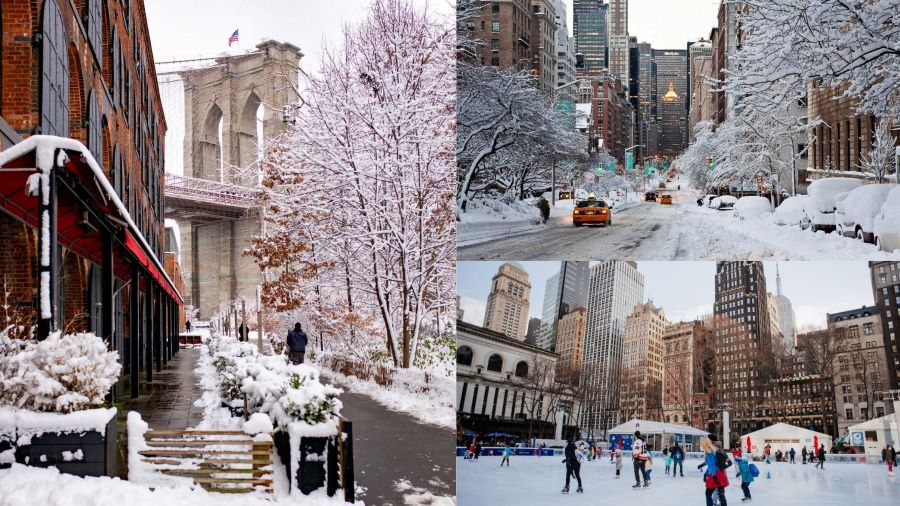 Mùa đông ở New York sở hữu diện mạo rực rỡ và đầy cảm xúc