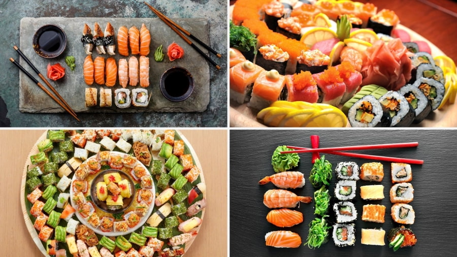 Mùa hoa cẩm tú cầu Nhật Bản còn là cơ hội tuyệt vời để thưởng thức hương vị biển cả tươi ngon qua những món sushi theo mùa