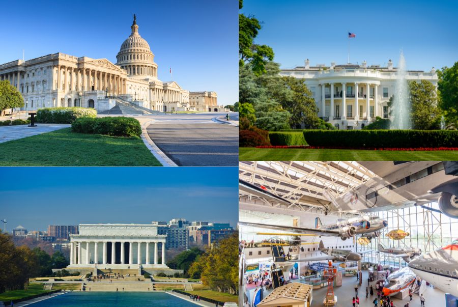 Washington D.C là thủ đô của Hoa Kỳ, nơi đây sở hữu vô số các trải nghiệm đặc sắc