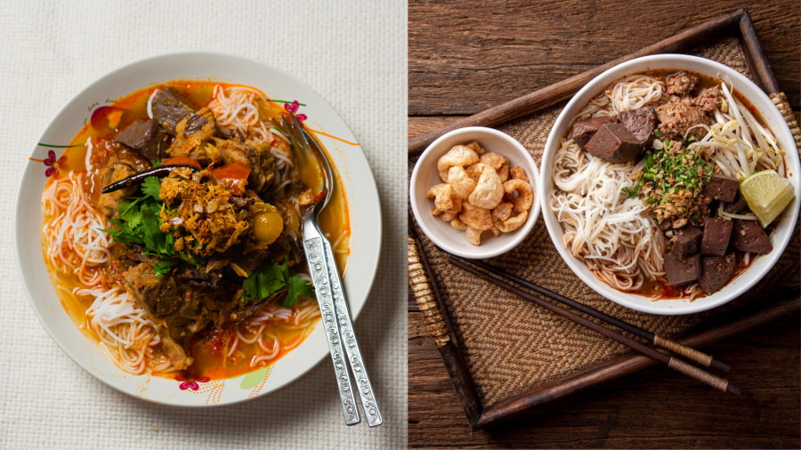 Khanom Jeen Nam Ngiao – một món ăn Chiang Mai được yêu thích bởi sự thanh mát và hương vị độc đáo