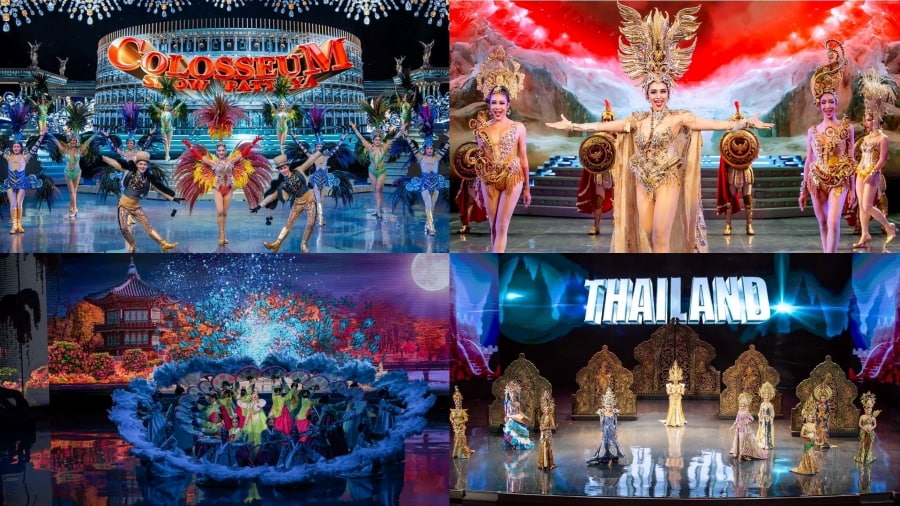 Colosseum Show Pattaya với kiến trúc La Mã và nghệ thuật đỉnh cao, khiến nhiều du khách thích thú