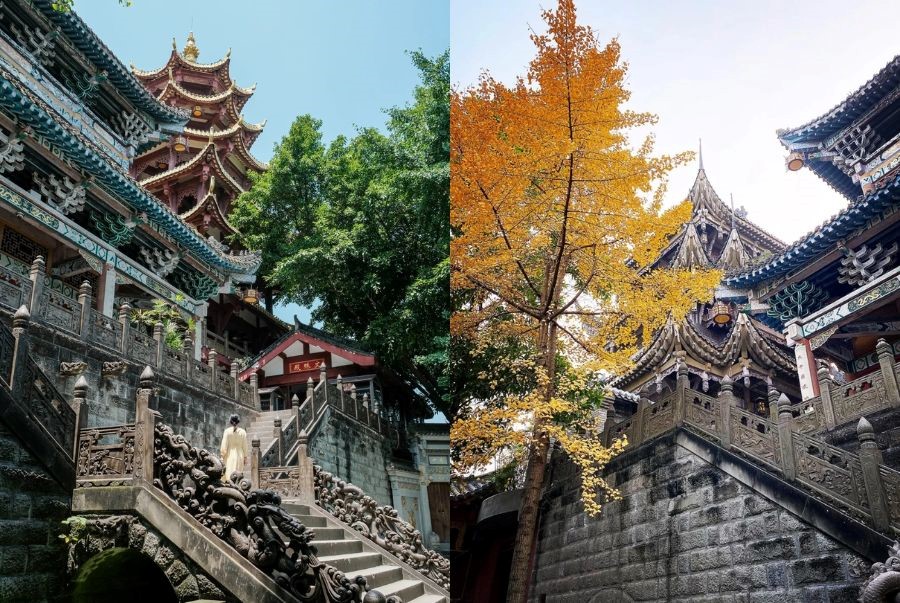 Mùa xuân và mùa thu là thời điểm lý tưởng nhất để bạn có thể ghé thăm phố cổ