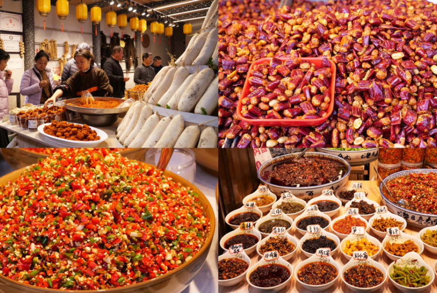 Khu chợ ẩm thực rực rỡ sắc màu, hấp dẫn du khách bởi hương vị truyền thống