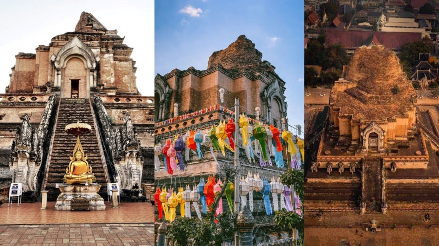 Wat Chedi Luang là một trong những ngôi chùa tại Chiang Mai mang đậm dấu ấn lịch sử và kiến trúc Lanna cổ kính