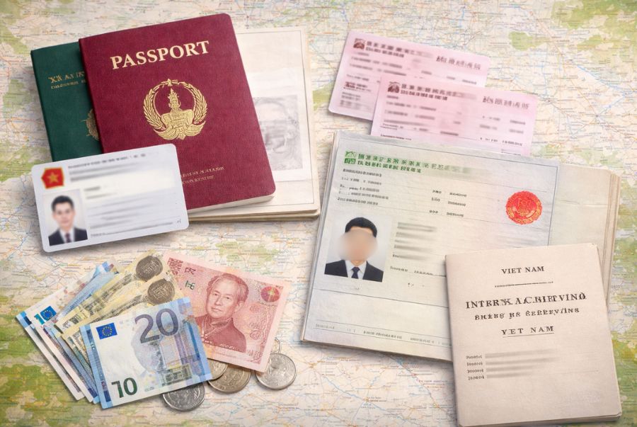 Giấy tờ là yếu tố quan trọng hàng đầu khi chuẩn bị du lịch Tây An