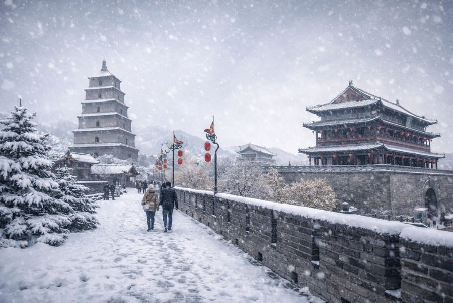 Mùa đông tại Tây An tuy trầm mặc nhưng lại gây thương nhớ cho khách du lịch