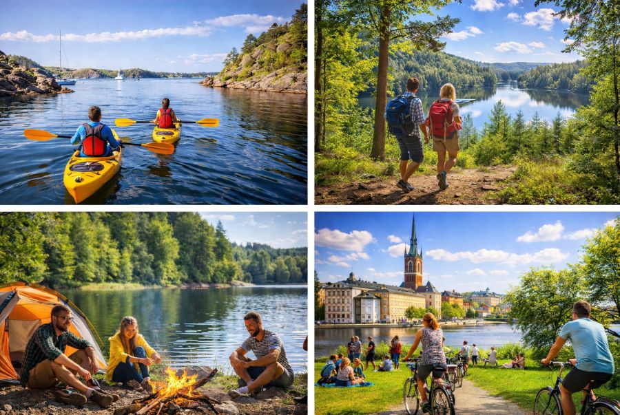 Các trải nghiệm hấp dẫn khi đi du lịch Thụy Điển mùa hè