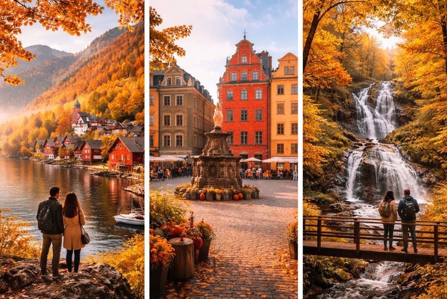 Thời tiết mùa thu lãng mạn khi du lịch tại Thụy Điển