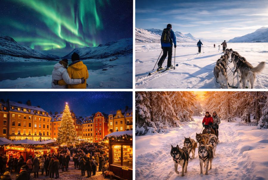 Các trải nghiệm hấp dẫn dành riêng cho khách du lịch Thụy Điển mùa đông