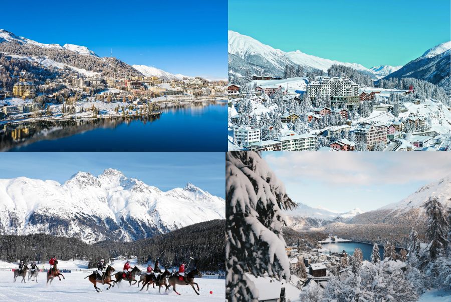 St. Moritz được mệnh danh là thủ đô mùa đông của châu Â với khung cảnh hùng vĩ