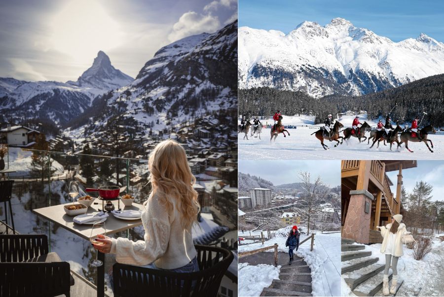 Mùa đông Thụy Sĩ lại mang đến một nét đẹp tinh khôi, nhẹ nhàng và đầy thi vị