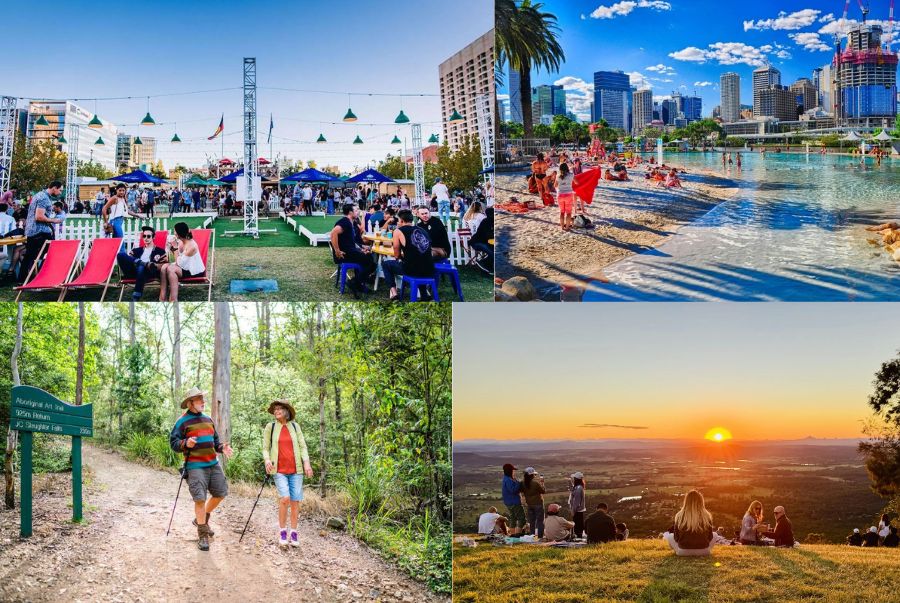 Brisbane là “thiên đường” cho những ai yêu thích các hoạt động ngoài trời, giải trí và văn hóa.