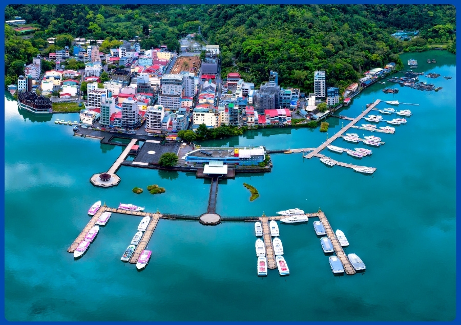 Khu vực sầm uất của khu vực Hồ Nhật Nguyệt