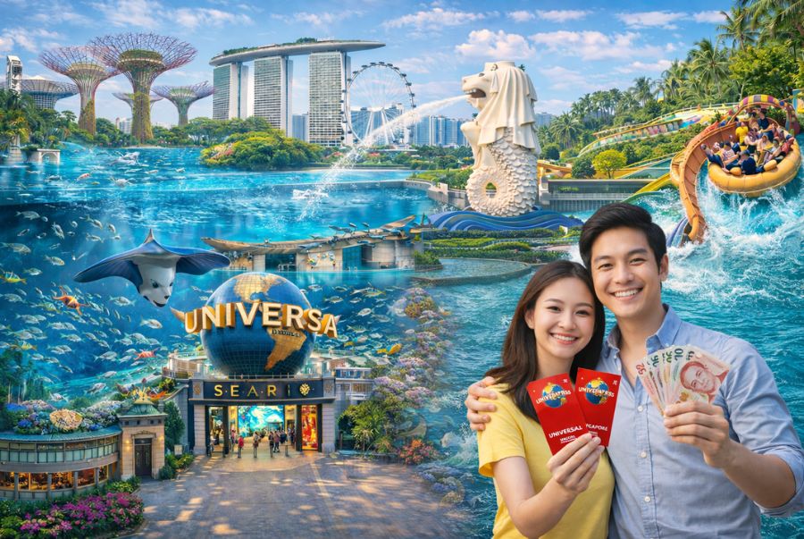  Singapore sở hữu hệ thống vui chơi giải trí vô cùng đa dạng với mức giá hấp dẫn