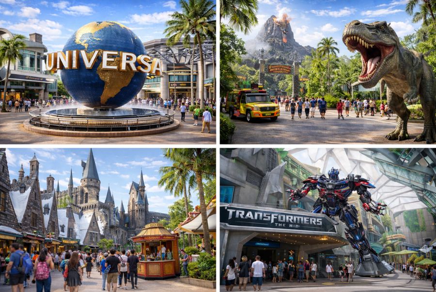 Universal Studios Singapore là công viên giải trí mang tầm cỡ quốc tế với vô số các trải nghiệm hấp dẫn