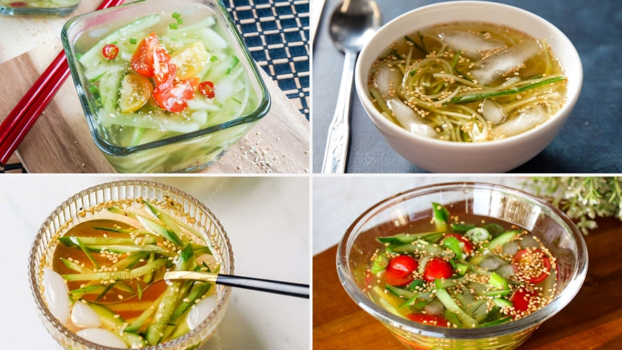 Oi Naengguk gây ấn tượng bởi sự đơn giản, tươi mát và hương vị thanh nhẹ đặc trưng của dưa chuột