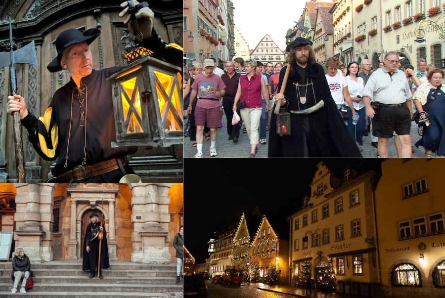 Night Watchman Tour là trải nghiệm được nhiều người yêu thích khi du lịch Đức mùa giáng sinh