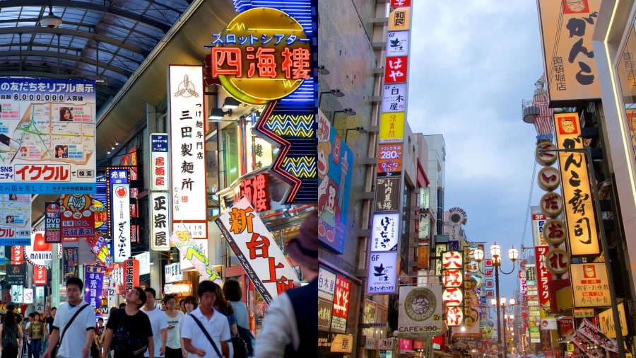 Namba là một trung tâm giải trí và mua sắm khổng lồ mà bạn không nên bỏ qua khi đi du lịch Osaka