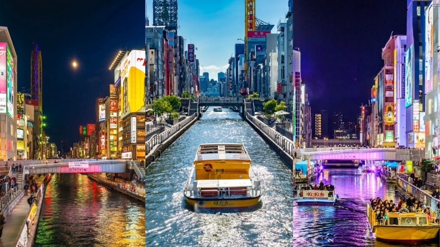 Phố Dotonbori là trái tim của cuộc sống về đêm ở Osaka, nơi mà năng lượng sôi động không bao giờ tắt