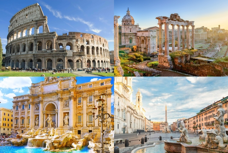 Những địa điểm du lịch nổi tiếng của Rome