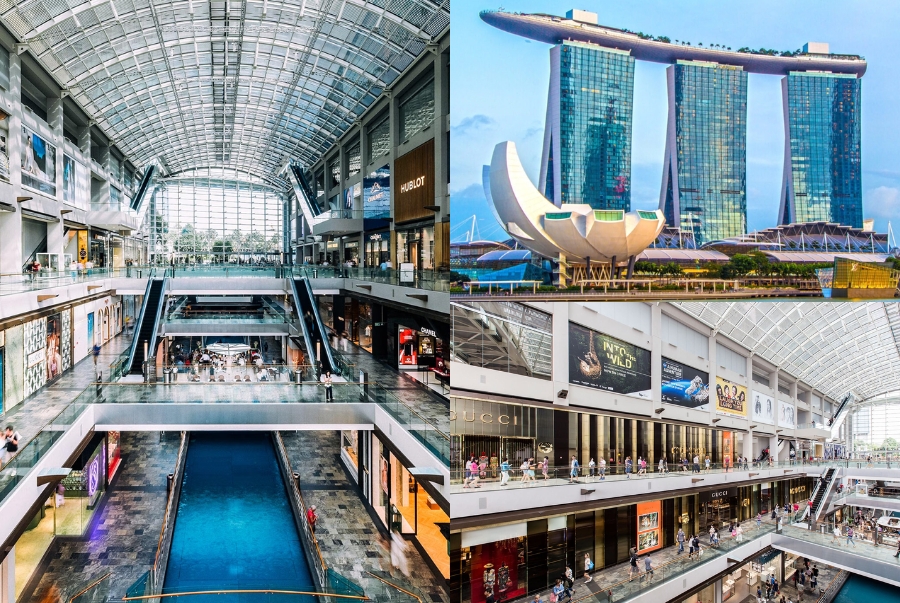 Marina Bay Sands là khu mua sắm và giải trí hiện đại bật nhất Singapore