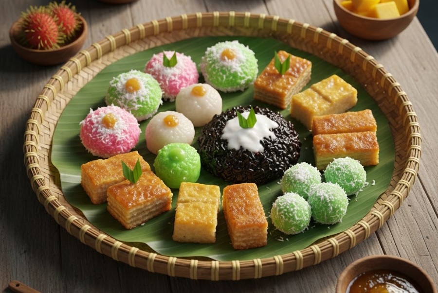 Jaja Bali là tên gọi chung của nhiều loại bánh ngọt truyền thống của Bali