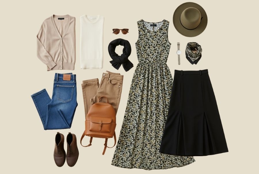 Đi Bắc Kinh mùa thu du khách nên chuẩn bị trang phục cơ bản để vừa giữ ấm vừa dễ phối đồ