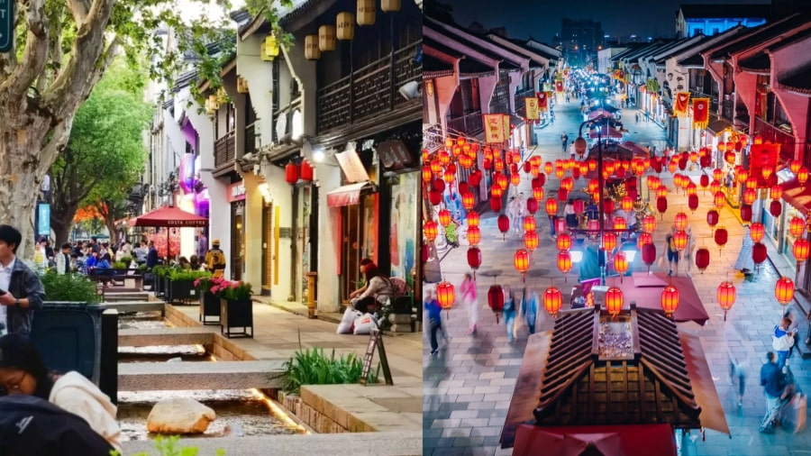 Phố cổ Hà Phường là một trong những con phố lịch sử và văn hóa được bảo tồn tốt nhất ở Hàng Châu