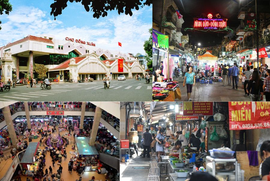 Chợ Đồng Xuân - Một trong những khu chợ nổi tiếng nhất thủ đô