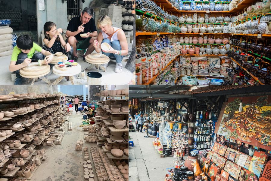 Trải nghiệm làm các sản phẩm gốm đặc sắc dành riêng cho khách du lịch