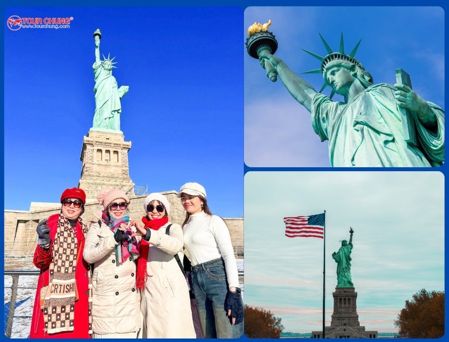 Tượng Nữ Thần Tự Do là một kiệt tác nghệ thuật với chiều cao lên đến 93 mét