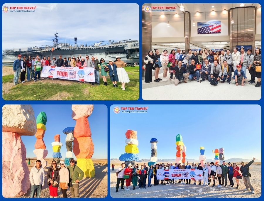 Các đoàn du lịch Mỹ của Top Ten Travel tới khám phá các địa điểm du lịch nổi tiếng