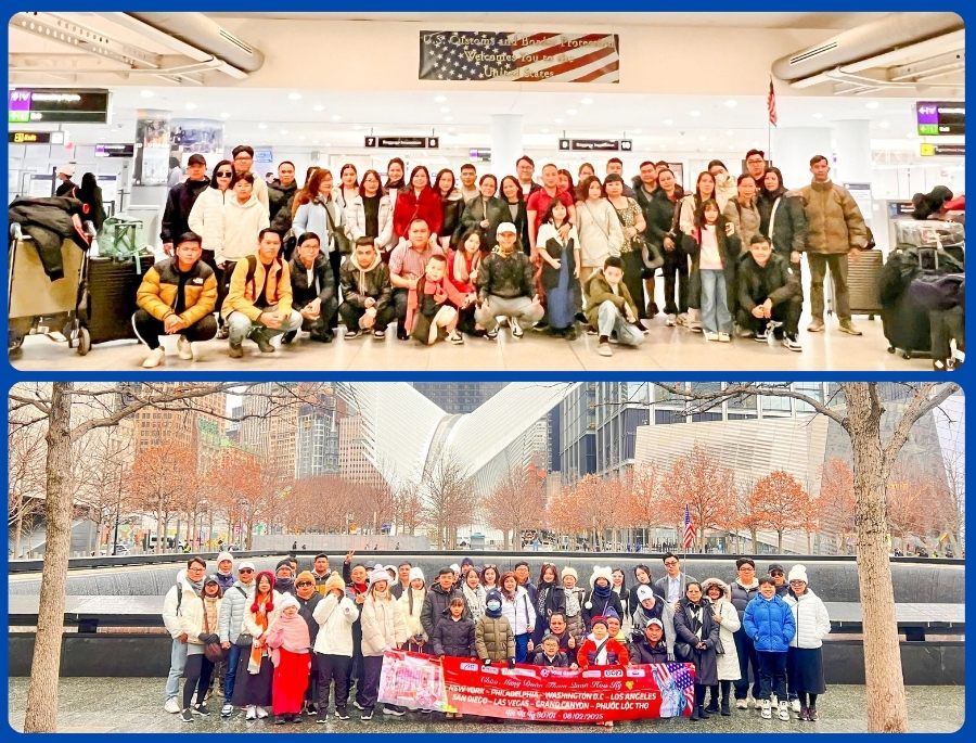 Đoàn khách Top Ten Travel khám phá khung cảnh lãng mạn nên thơ của sắc thu nước Mỹ