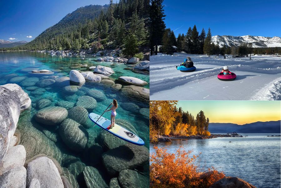 Vẻ đẹp của hồ qua các mùa trong năm đem lại cảm giác tuyệt vời