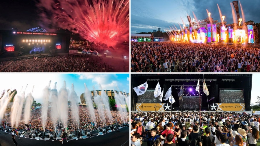 Lễ hội Âm nhạc Quốc tế Incheon Pentaport chính là điểm đến không thể bỏ lỡ trong mùa hè Hàn Quốc